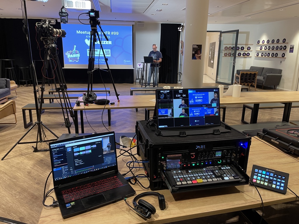 Alkoda on air setup at Deezer - Meetup #98