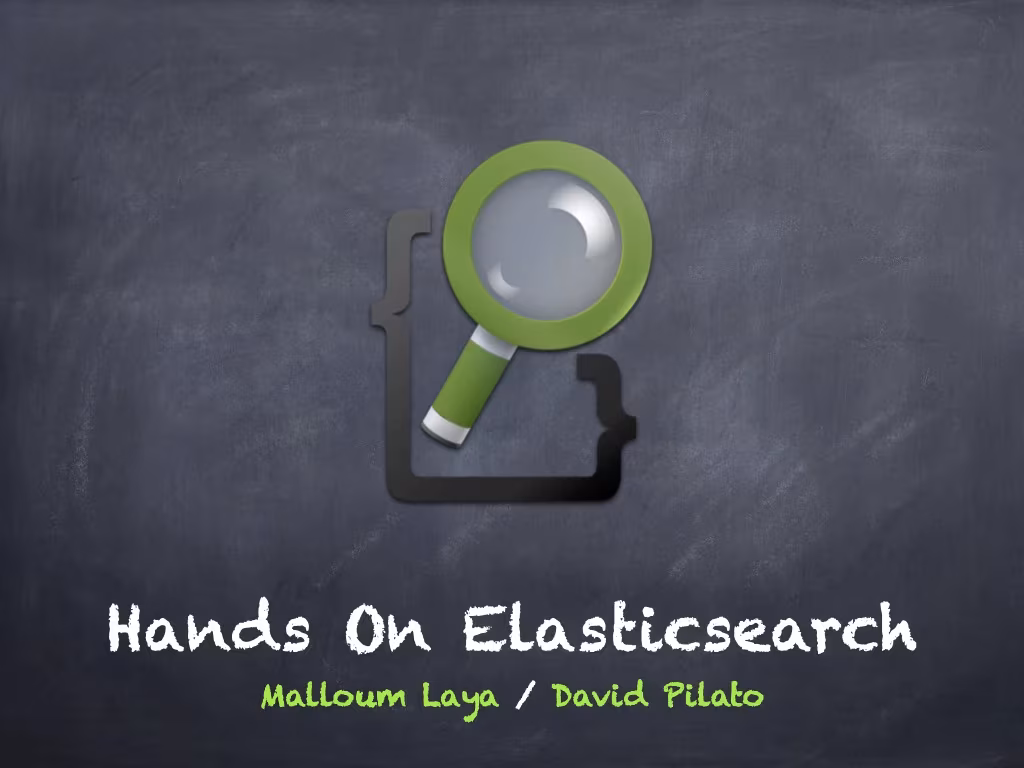Workshop Elasticsearch