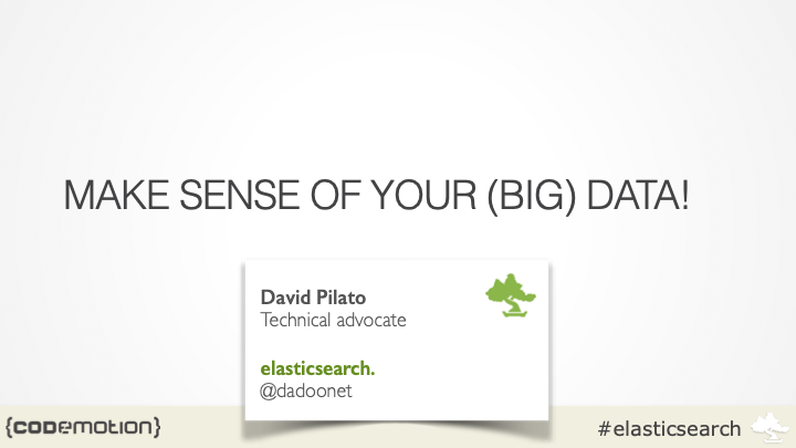 Roma - Make sense of your (BIG) data!