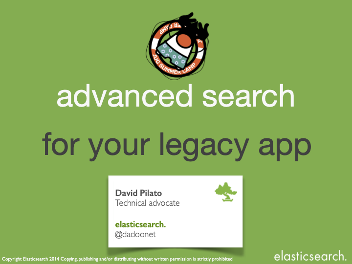 Advanced search for your Legacy application