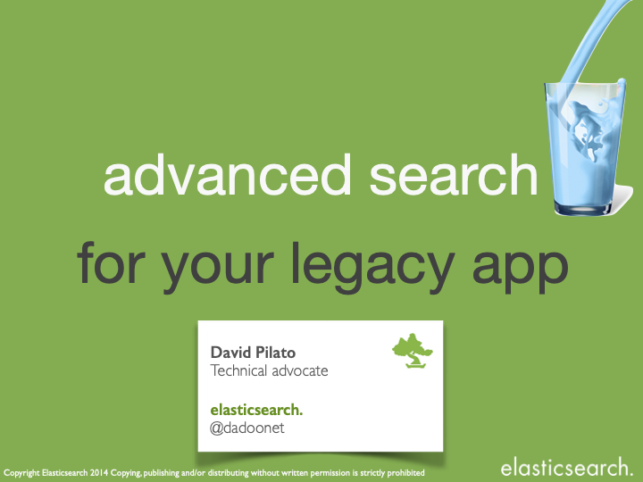 Advanced search for your Legacy application
