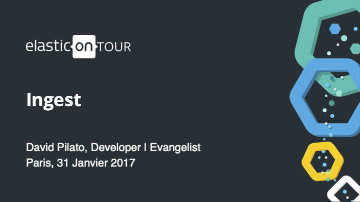 Ingestion de données avec la Suite Elastic