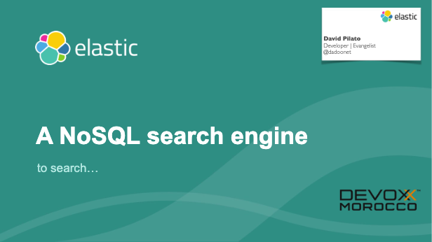 Un moteur de recherche NoSQL pour chercher^H^H^H^H^H^H^H^H trouver...