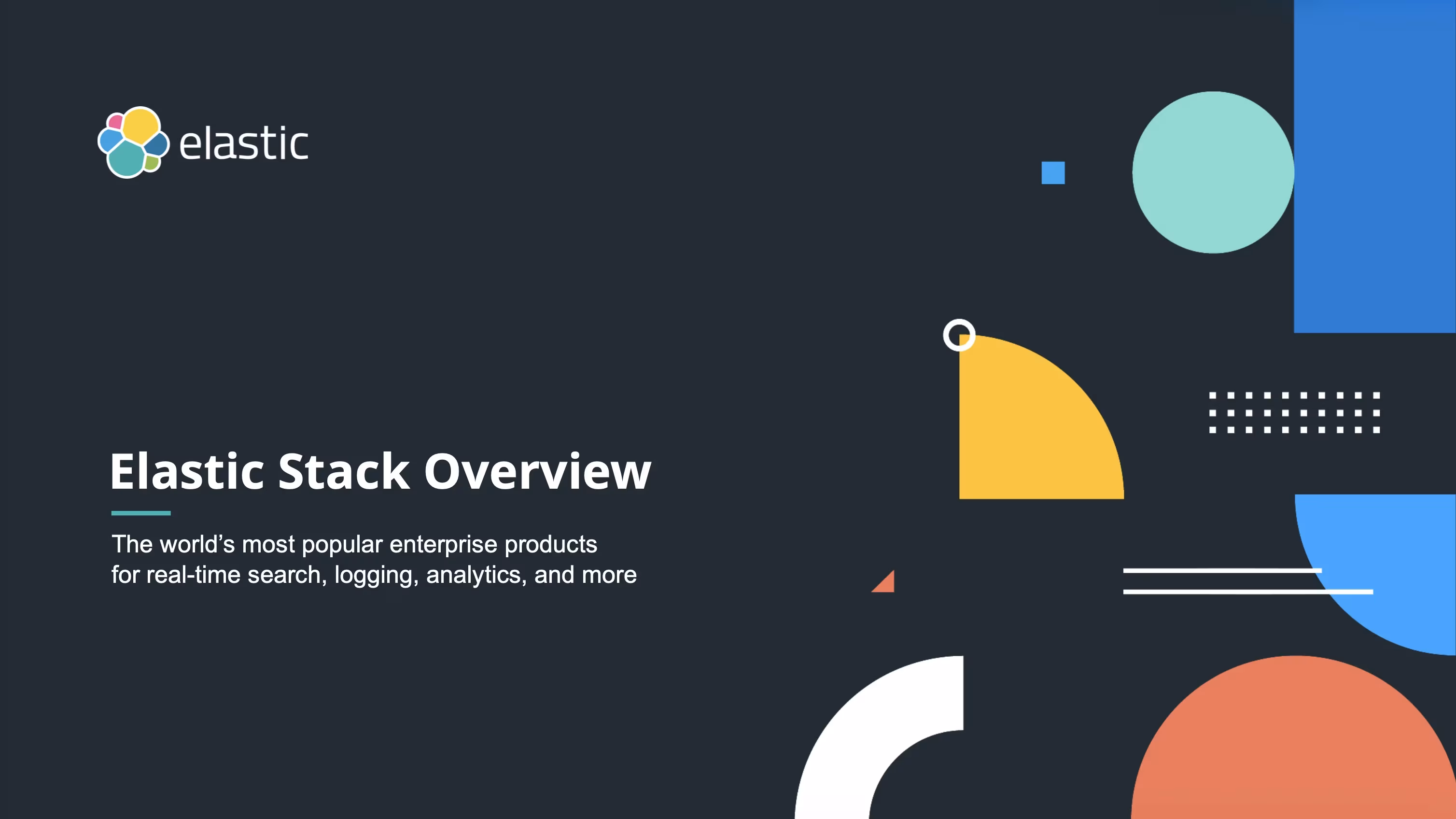 Elastic Stack Overview