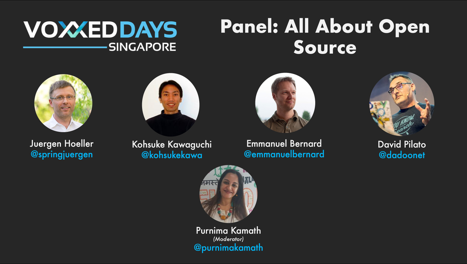 Panel discussion: all about open source