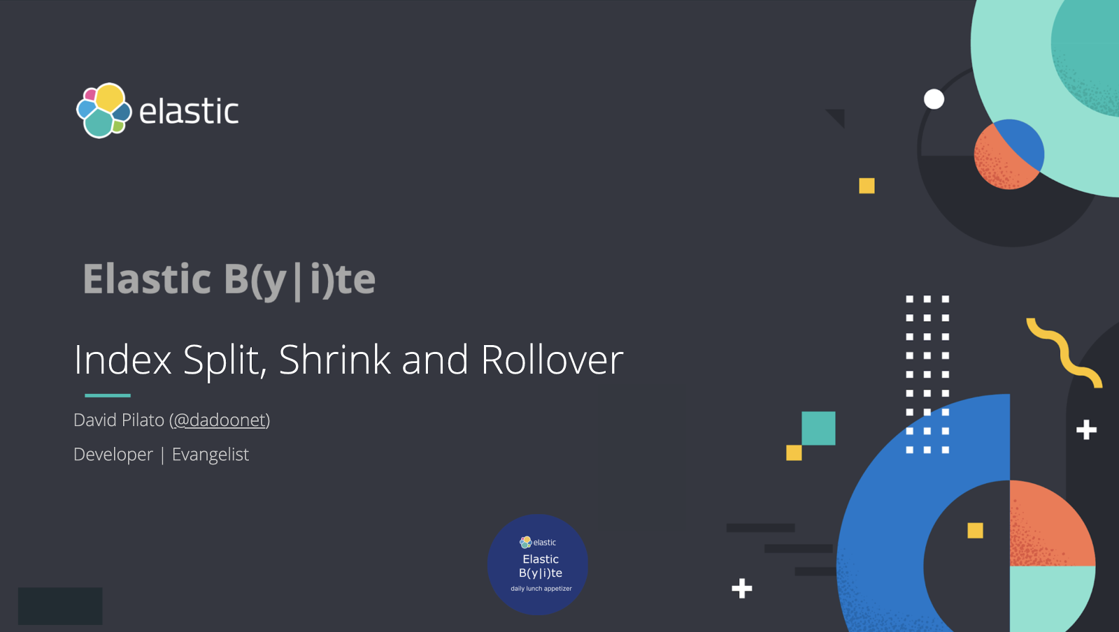 Index Split, Shrink and Rollover