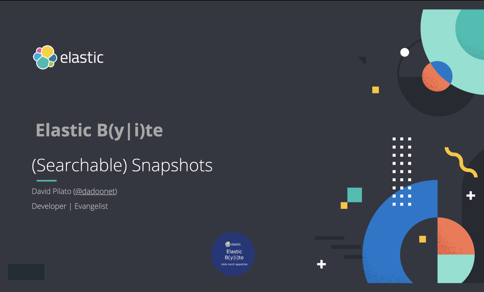 (Searchable) Snapshots