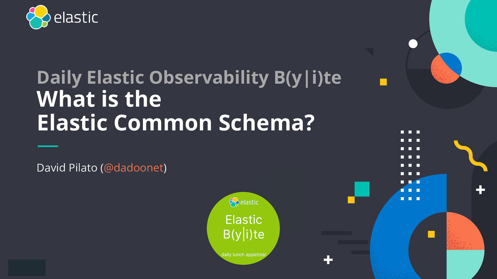 S03E03: What is the  Elastic Common Schema?